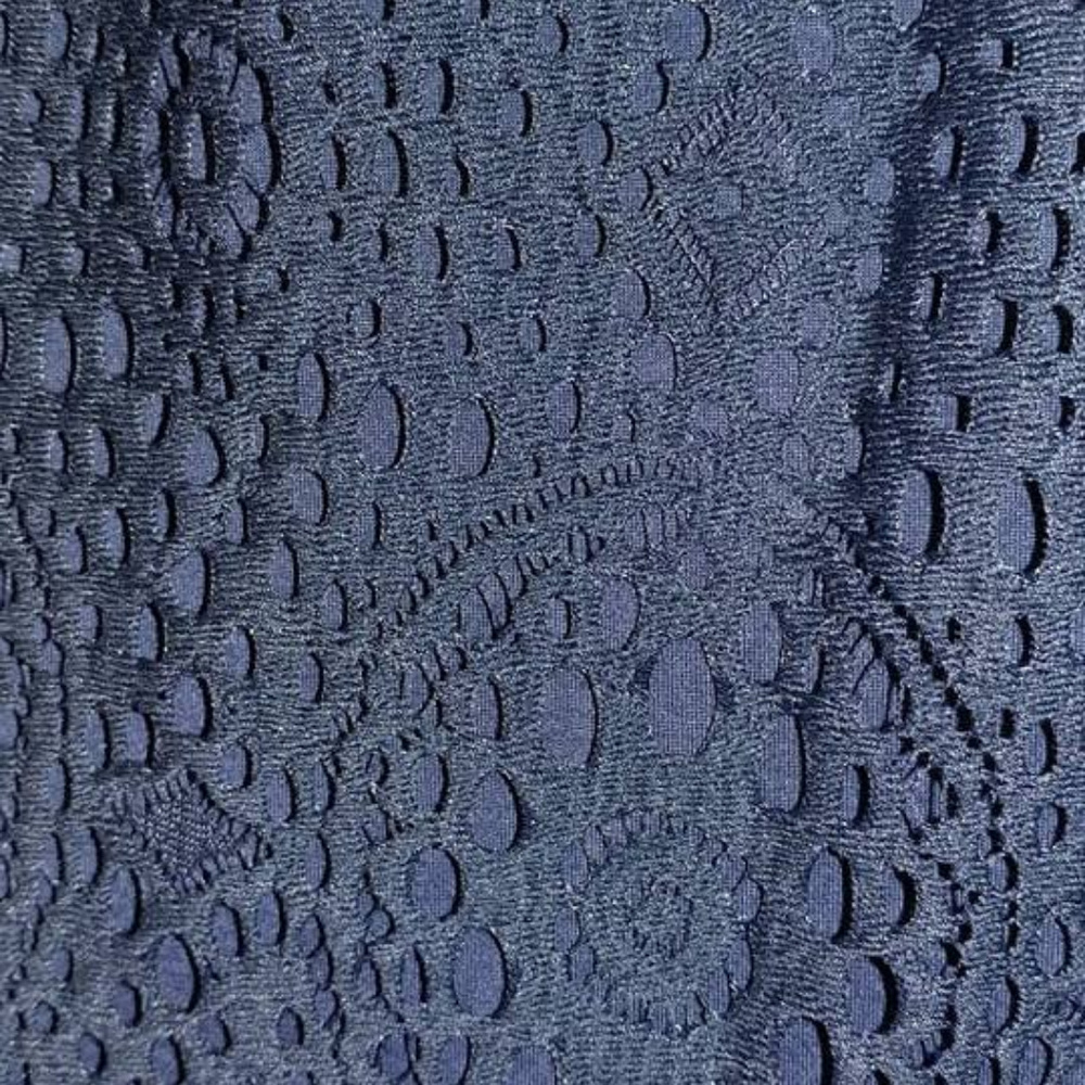 New Directions Navy Lined Lace Sleeveless NEW - Picture 5 of 6